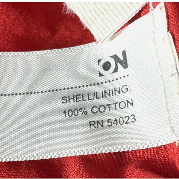 Vintage Y2K Old Navy Orange Gauze V-Neck Sleeveless Mini Sundress Women’s Small - Picture 4 of 7